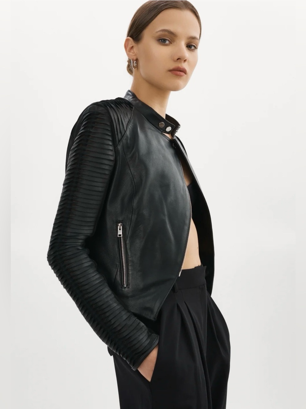 LAMARQUE $625 current collection Azra Leather Jacket